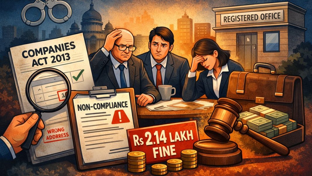 Company and Directors Fined for Non-Disclosure of Registered Office Change: ROC