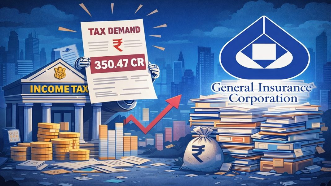 General Insurance Corporation of India Faces Rs 350.47 Crore Tax Demand