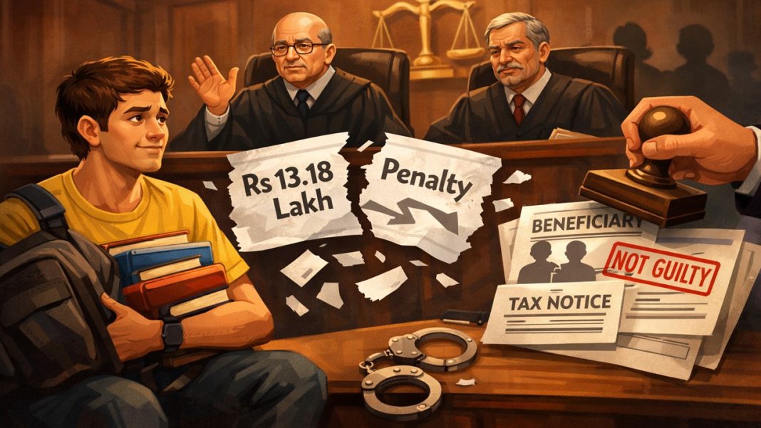 No Tax Liability for Student: ITAT Deletes Rs 13.18 Lakh Addition and Penalty in Crypto Deposit Case