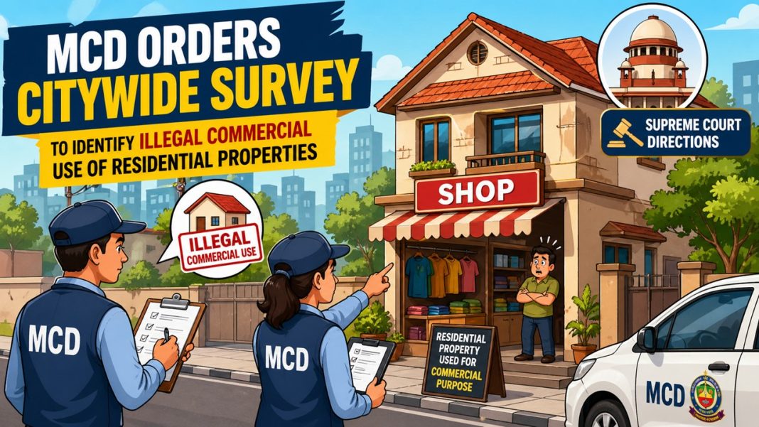 MCD Directs Citywide Survey on Misuse of Residential Properties After Supreme Court's Order