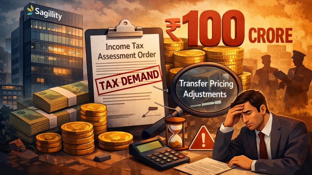 Sagility Limited Faces About Rs 100 Crore Income Tax Demand Over Transfer-Pricing Adjustments