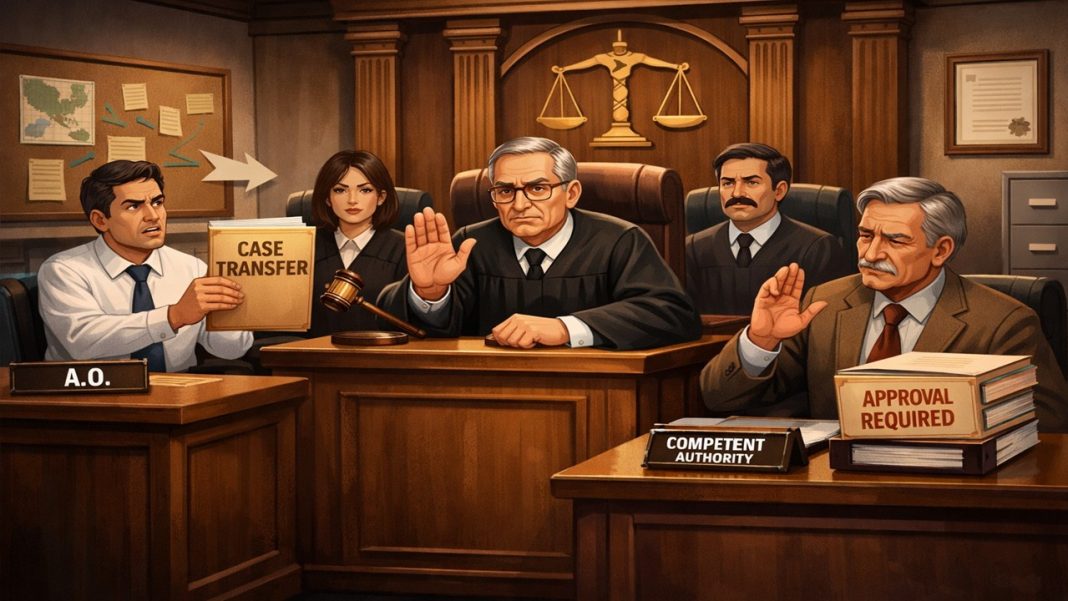 Tribunal Holds AO Cannot Transfer Case Without Competent Authority’s Approval Under Section 127