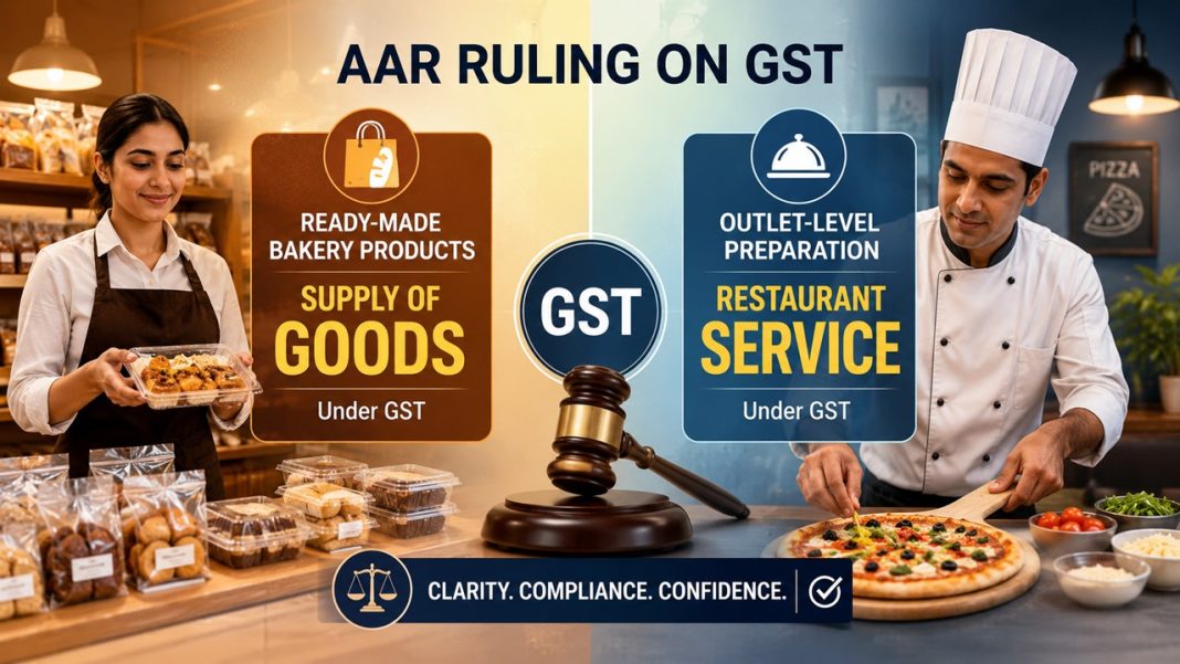 AAR Holds Bakery Products as ‘Supply of Goods’, Fresh Pizza Preparation as ‘Restaurant Service’