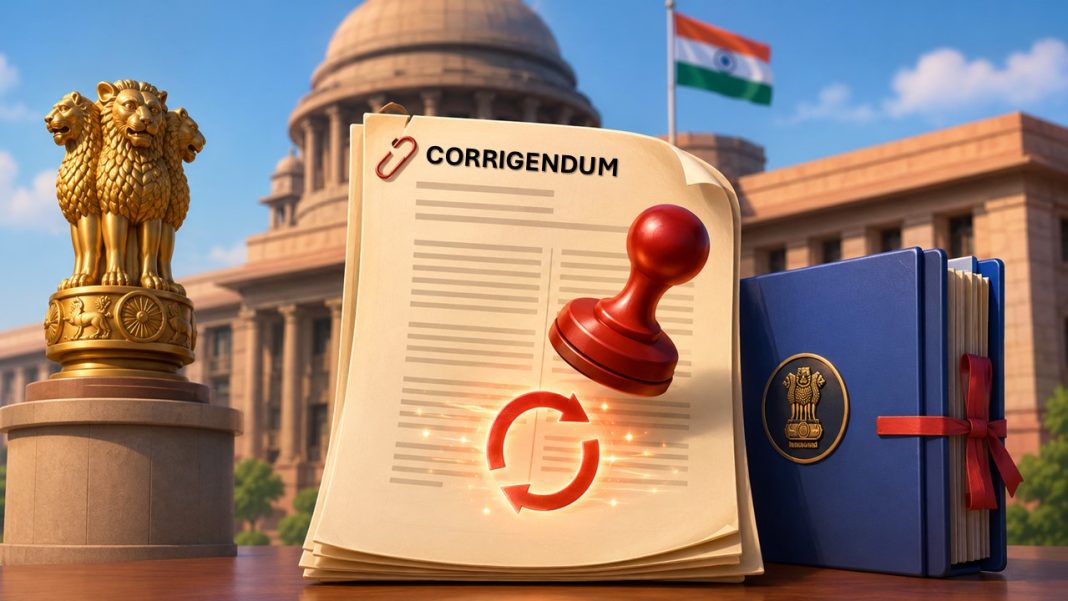 Ministry Issues Official Corrigendum to Hindi Version of GST Settlement Notification