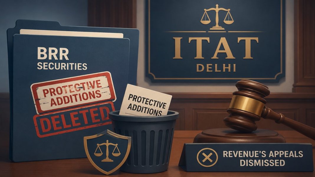 ITAT Delhi Deletes Protective Additions in Accommodation Entry Case; Revenue’s Appeals Dismissed