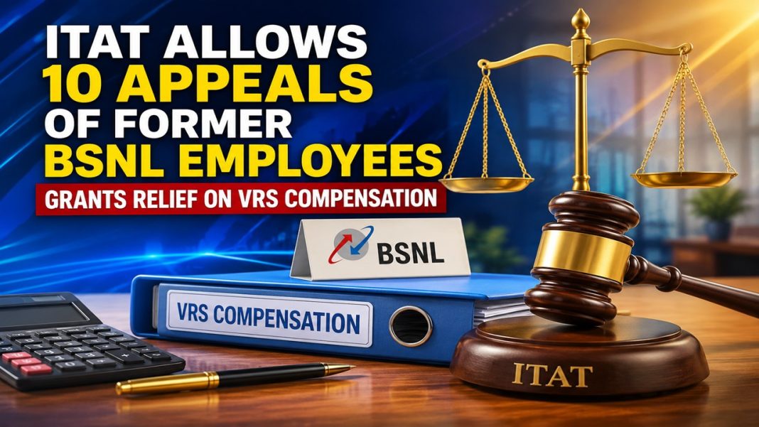 ITAT Allows 10 Appeals of Former BSNL Employees, Grants Relief on VRS Compensation