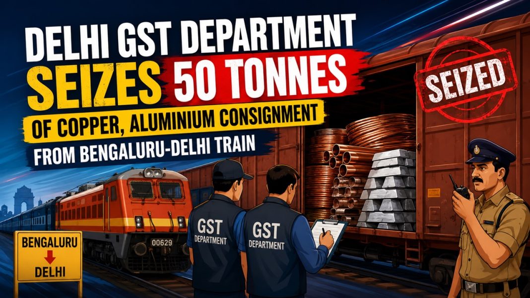 Delhi GST Department Seizes 50 Tonnes of Copper, Aluminium Consignment From Bengaluru-Delhi Train