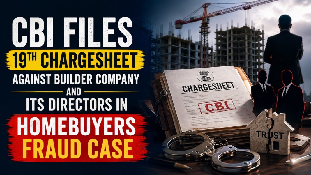 CBI Files 19th Chargesheet Against Builder Company and Its Directors in Homebuyers Fraud Case